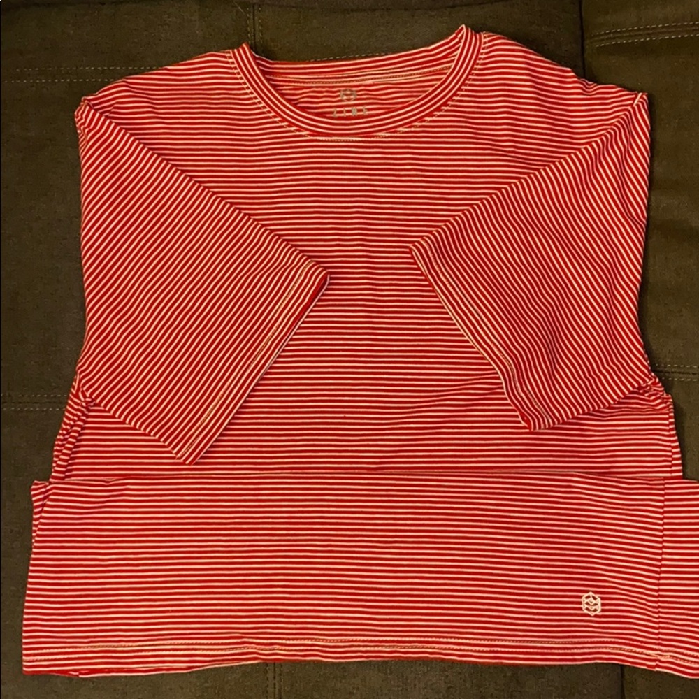 Zine Red Striped Shirt
